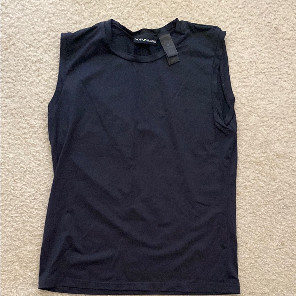 DKNY Black Fitted‎ Muscle Tee